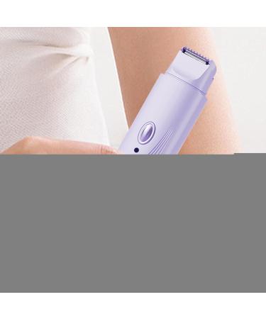 Rasoirs Pour Femmes | pilation Bikini Sans Fil tanche Double T te | Usage Quotidien & Voyage Compact Violet - Buy Online on GoSupps.com