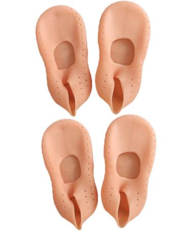 Beavorty 6 Pairs Beach Socks SEBS Socks Heel Sleeve for Plantar Plantar Inserts Silicone Gel Heel Socks Non Slip Socks moisturizing Sleeves Anti Slip Socks Lotion - Buy Online on GoSupps.com