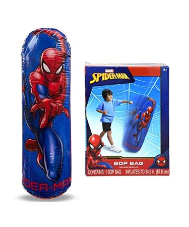 What Kids Want Superhero Inflatable Punching Bop Bag Exercise Toy (2 Styles) multi-colored