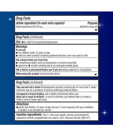 Buy Unisom Sleepminis 60ct Fast International Shipping for Better Sleep - Buy Online on GoSupps.com