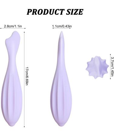 Lafo Facial Massage Roller | Silicone Face Massage Tool for Body & Face Curves | Reduces Tiredness | Self Care Gift for Women (Purple - Buy Online on GoSupps.com