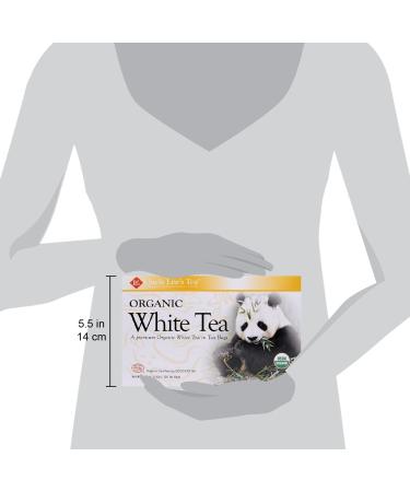 Uncle Lee's Organic White Tea - 100 Natural Premium Tea Bags | Light & Delicate Flavor | Use for Hot or Iced Tea | 2 Pack - 100 Tea Bags per Box - Buy Online on GoSupps.com