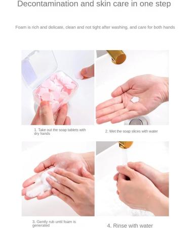 Soap Slice - Mini Portable Handwashing Portable Soap Slice -Clean and Moisturize Dust Cover Design Easy to Carry! (2) - Buy Online on GoSupps.com