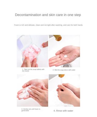 Mini Portable Handwashing Soap Slice - Clean Moisturize & Easy to Carry | Ideal for Travel - Buy Online on GoSupps.com