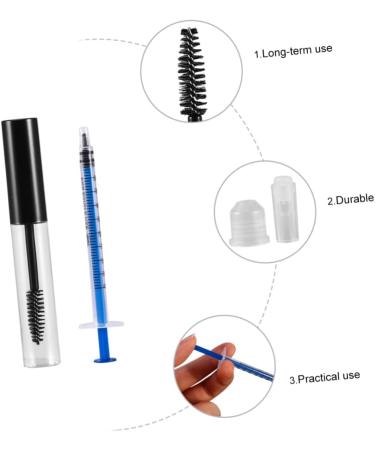 Angoily 12pcs Mascara Tube Dispensing Tool Eyelash Brush Cosmetic - Buy Online on GoSupps.com