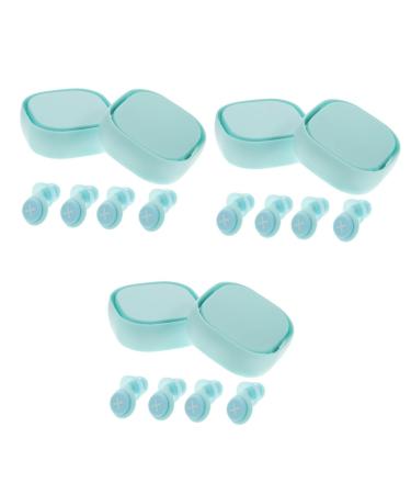 6 Sets Girls' Noise Canceling Earplugs Silicone Earplugs Invisible Earplugs Sounds Blocking Earplugs Anti-Noise Sleeping Earplugs Indoor Earplugs Students Earplugs Travel Earplugs