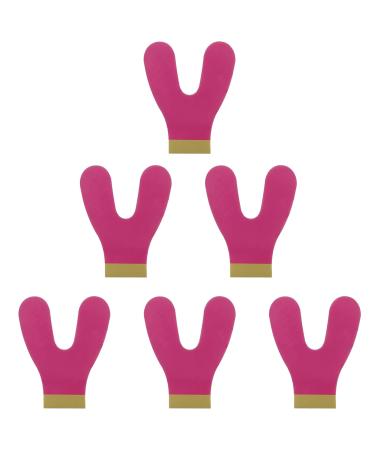 Heallily 6 pieces dental bisper toothingal articulating paper y-shaped articulating paper dental full dancing dental delivery parts (blue)