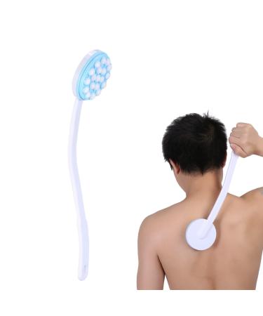 Back Scrubber for Shower  Bath Body Brush with Non Slip Long Handle Lotion Oil Cream Applicator Body Leg Bath Body Massager Massaging Tool