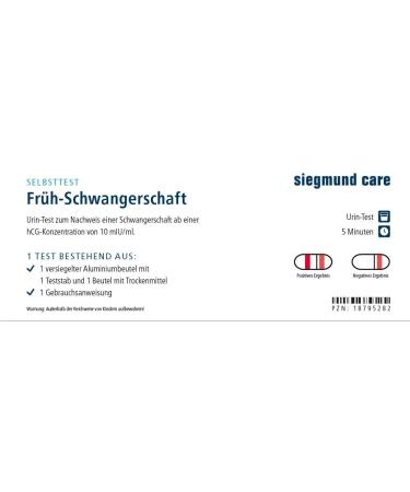 Highly Sensitive Pregnancy Test - 99% Reliable Urine Test for Ultra Early Detection - HCG Mirror 10 mIU/ml - Buy Online on GoSupps.com