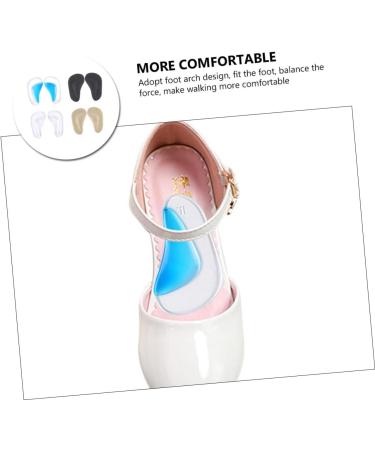 FRCOLOR 12 Pairs Arch Pads for Children - Reusable Insoles & Arch Support Cushions for Kids - High Heel Gel Inserts for Comfort - Buy Online on GoSupps.com