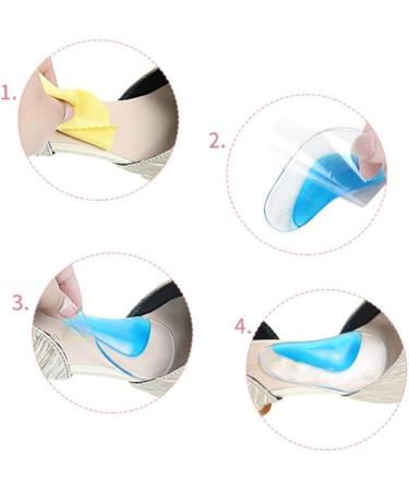GLEAVI 8 Pairs Arch Support Cushions - Orthotic Inserts for Infants & Children | Gel Arch Pads for Heels - Best Foot Care Solution - Buy Online on GoSupps.com