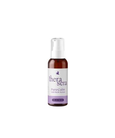 PureCalm Anti-Itch Serum (4 Oz) | Organic Itch Relief Serum for Hydrating & Soothing | For Skin Irritation Inflammation Dryness Acne Sensitive Skin Sunburn Relief & Anti-Aging