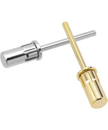 Bestgle Nail Cutter Bits 2 Pieces Nail Pin Bit Universal Fit Sanding Belts Mandrel Bit Tungsten Steel Sanding Bands Mandrel for Salon - Buy Online on GoSupps.com