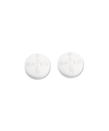 Bayer BXBG50 Aspirin Tablets - Two-Pack (50 Tablets per Box) - Buy Online on GoSupps.com