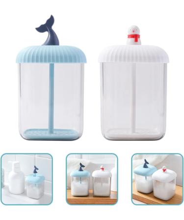 KALLORY 2pcs Facial Manual Facial Skincare Tools Foaming Face Wash Bubble Makers Foamer Facial Cleansing - Buy Online on GoSupps.com