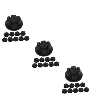 Homsfou glasses tape 30 pc mask glasses buckle mask trailer lock masks glasses snap hook glasses glasses bracket mask-diy buttons adjustable ear clip holder accessories button