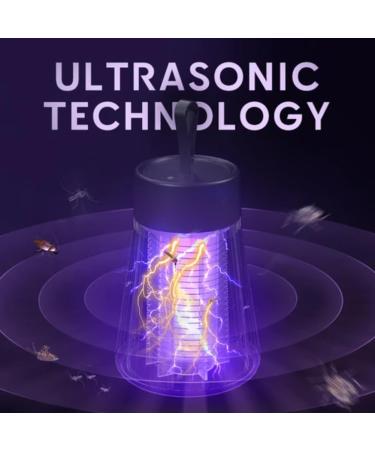 Mozzguard Zapper Zapper for Outdoor & Indoor USB Rechargeable Mosquito Killer Lamp with Uv Light Electric Fly Traps Insect Zapper for Home Backyard Garden Camping Bedbugs Heater Lantern (B Charge) B charge - Buy Online on GoSupps.com