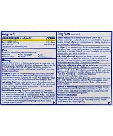 Goody's Extra Strength Headache Powder 50ct - Fast Pain Relief Formula - Buy Online on GoSupps.com