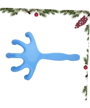 Fomiyes Mini Blue Massage Device - 5-Head Scalp & Full Body Massager for Ultimate Relaxation - Buy Online on GoSupps.com