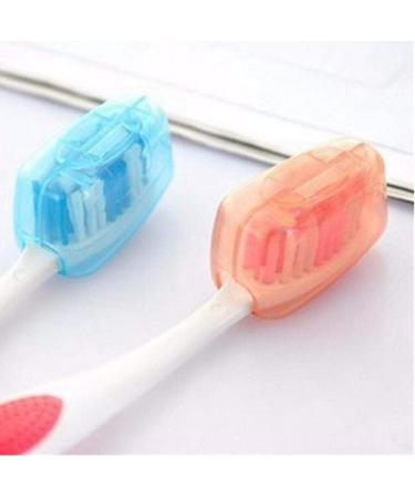 LAVALINK 5pcs Portable Travel Toothbrush Head Caps - Germ Protection Toothbrush Case for Health & Hygiene - Buy Online on GoSupps.com