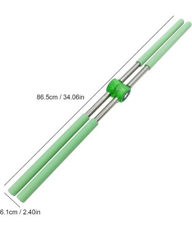 Yoga Sticks Stretching Tool | Posture Corrector for Adults & Kids | Retractable Design for Optimal Stretching - Buy Online on GoSupps.com