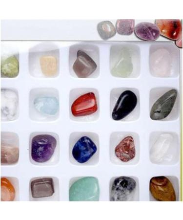 for 20pcs Mini Crystal Gemstone Polished Stone Collection Display Set Gemstones and Crystal ERTEYIN - Buy Online on GoSupps.com