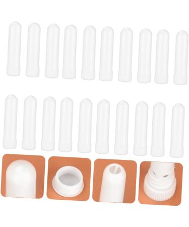 Healifty 20pcs Snorkel Plastic Containers - Refillable Makeup and Essential Oil Nasal Inhalers for Aromatic Therapy - Buy Online on GoSupps.com