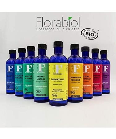 Florabiol - Organic Eucalyptus Globulus Floral Water 200 ml - Astringent Lotion - Purifying Refreshing Stimulating - Ecocert Organic Certified - French Made - Buy Online on GoSupps.com