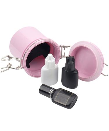Mipcase Glue Seal Jar - Eyelash Glue Storage Tank for Lash Tech Supplies | Must-Have Eyelash Extension Accessories | Plastic Travel Cosmetic Box - Buy Online on GoSupps.com