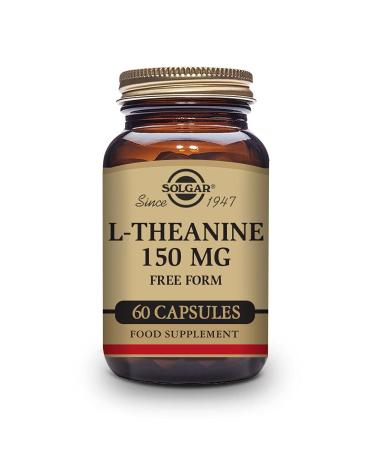 Solgar L-Theanine Free Form 150 mg 60 Vegetable Capsules