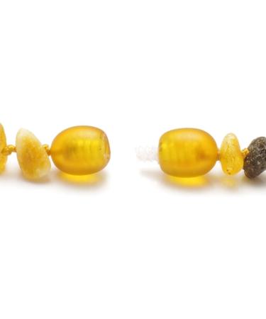 Amber Dog Neck Chain for Tick & Flea Protection | Baltic Amber Raw 30 cm Leather Strap - Buy Online on GoSupps.com