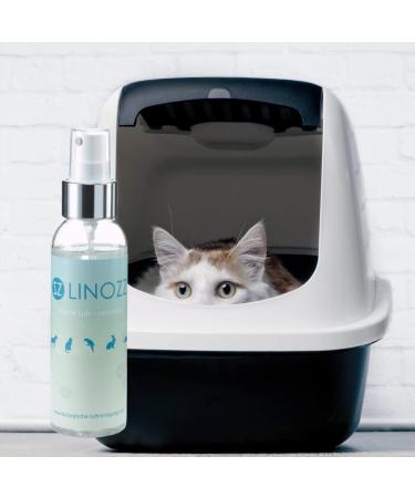 100 ml Linozz Animal Odor Neutralizer - Effective Cat Urine & Dog Bed Smell Remover | Vegan Air Cleaner & Litter Box Deodorant - Buy Online on GoSupps.com