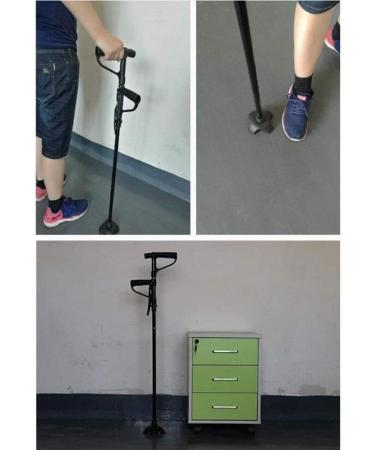 Walking Stick Folding Cane Crutches Multifunctional Crutch Three Adjustable Legs LED Lighted Crutches Foldable Trekking Pole Aluminum Alloy Walking Stick Independence - Buy Online on GoSupps.com