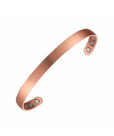 Wonder Care Pure Adjustable Copper Bracelet Magnetic Kada Copper Bracelet for Men and Women Cu_Brclt-P Style-1