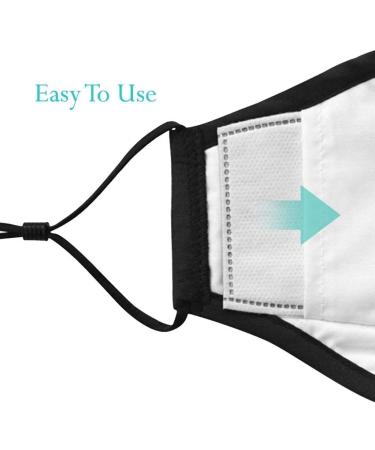 PM2.5 Mask Filter with Activated Carbon - 5 Layers - Replaceable & Disposable - For Face Covers with PM2.5 Pockets - Buy Online on GoSupps.com