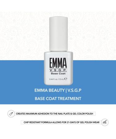 EMMA Beauty Base Coat Treatment 0.44 fl. oz. for UV/LED Gel Polish | Nail Care Essential - Buy Online on GoSupps.com