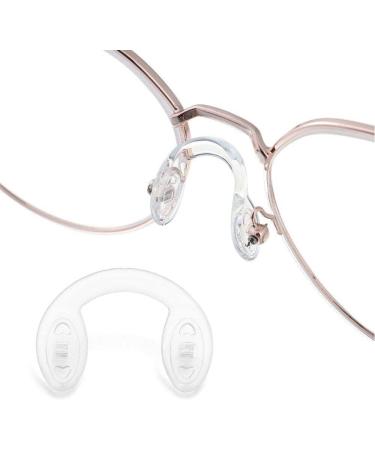 Ppmter 10 STCs Soft Silicone Nose Pads for Glasses - Anti-Slip Cushions & Shaped Bridge for Comfort | International Shipping - Buy Online on GoSupps.com