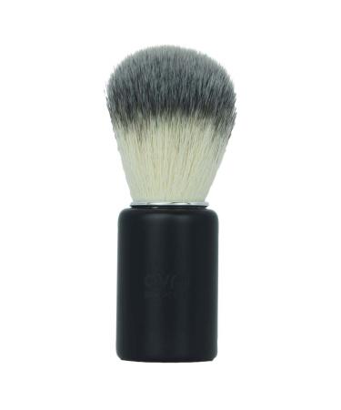 Avril - Shaving brush - soft synthetic brush - wooden handle - recycled aluminum ferrule - made in Italy