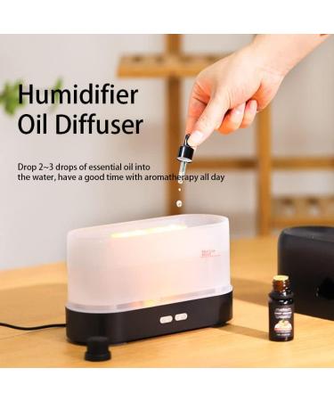 Auspicious Clouds Totems Flame Air Diffuser - Portable Noiseless Essential Oil Humidifier for Home & Office | Auto-Off Protection (White - Buy Online on GoSupps.com
