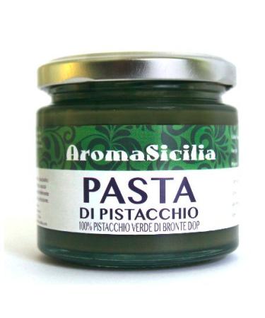 190gr pure pistachio mark from 100% of the world's best pistachios from Bronte Sicily without dyes unsuitable for the manufacture for the production of ice cream dessert cake (190gr) 190 g (1 Pack)