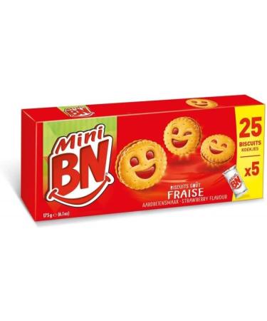 BN Mini Strawberry 5 Pockets 175 g (Pack of 4) - Buy Online on GoSupps.com