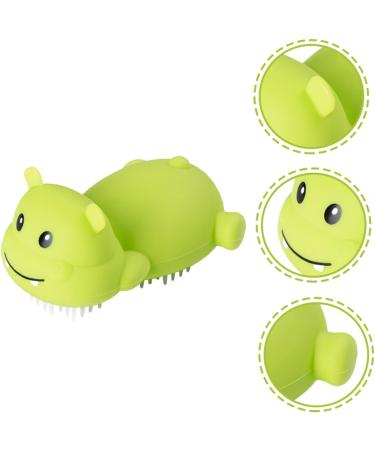 BeatifuFu Shampoo Brush - Scalp Massage & Hair Care Tool | Green 10x6cm for Ultimate Shower Experience - Buy Online on GoSupps.com