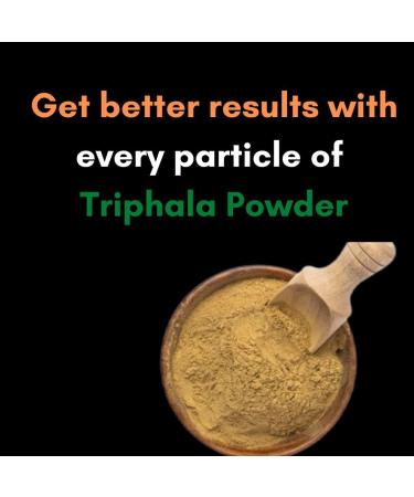 Generic Triphala Powder of Harad Baheda & Amla for Weight Loss Tea Drinking Eating Skin Face Hair Juice Pure Organic(100 Gram) Churna Relieve Constipation -200 gm - Buy Online on GoSupps.com