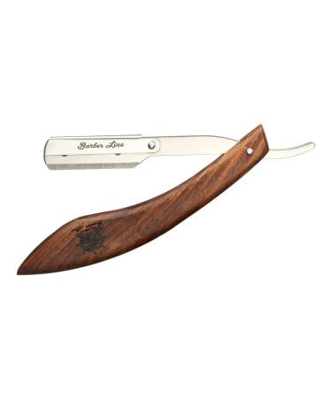 Eurostil Barber Line Knife Mango Wood 1Un