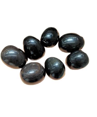 Crystal Natural Black Obsidian Crystal Gemstone Collectibles Rough Rock Specimen Stone Decoration for Fish Tank JZIGTDEM (Size : 90-100g)