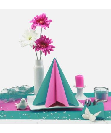 50 APARTina Turquoise Airlaid Napkins - Fabric-Like Quality 40x40 cm - Perfect for Any Occasion - Buy Online on GoSupps.com