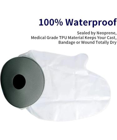 Carerina Waterproof Cast Cover for Adult Hands - Shower & Bath Wound Protection for Burnt Hands Fingers & Wrists - Buy Online on GoSupps.com