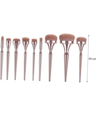 9st Makeup Women's Suit Makeup Brush Cosmetic Brush Professional Makeup Brush Powder Brush Makeup Brush For Women Adjusting Rubber Handle Main - Buy Online on GoSupps.com