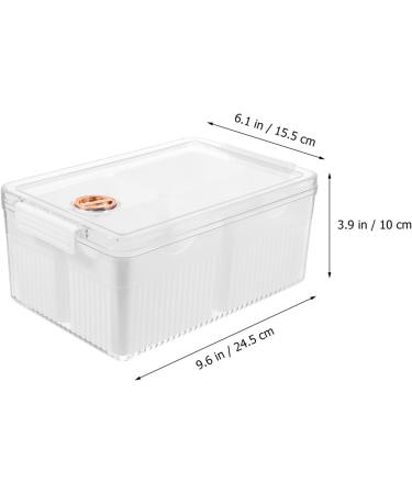 GLEAVI Kitchen Spice Storage Box Refrigerator Plastic Fruit Canisters Sealing Storage Holder Seasoning Box - Buy Online on GoSupps.com