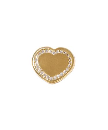 Nail Pendant Nail Chain Pendant Non-Fading 3D Effect Gloss Art Mirror Projection Zircon Jewelry Bear Love Heart Pendant for Manicure Nail Charm Decor